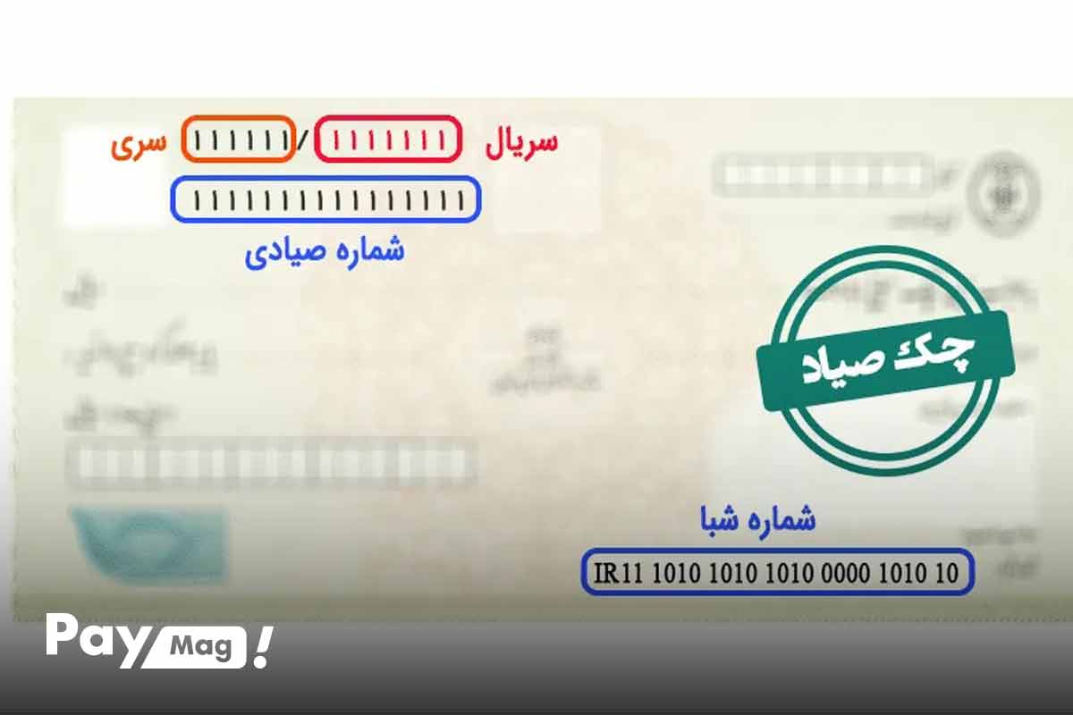 مهم‌ترین مشخصات ظاهری و امنیتی چک صیادی