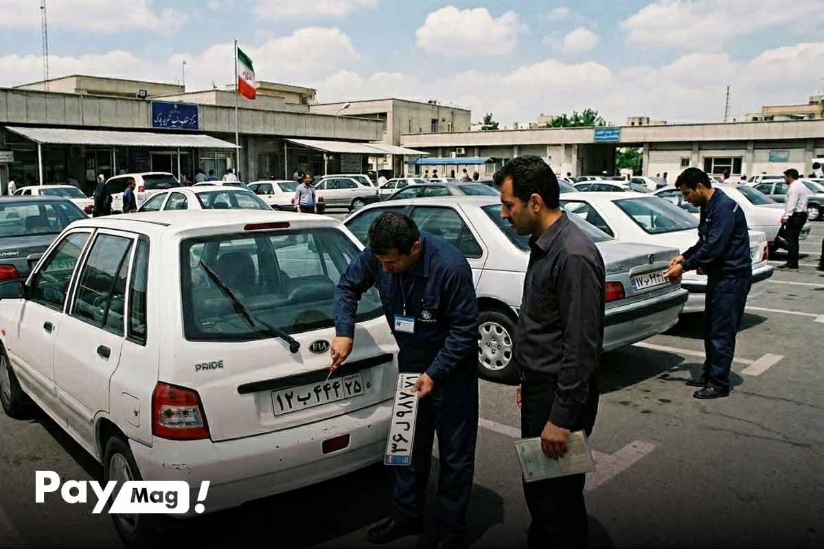 مدارک مورد نیاز برای تعویض پلاک خودرو