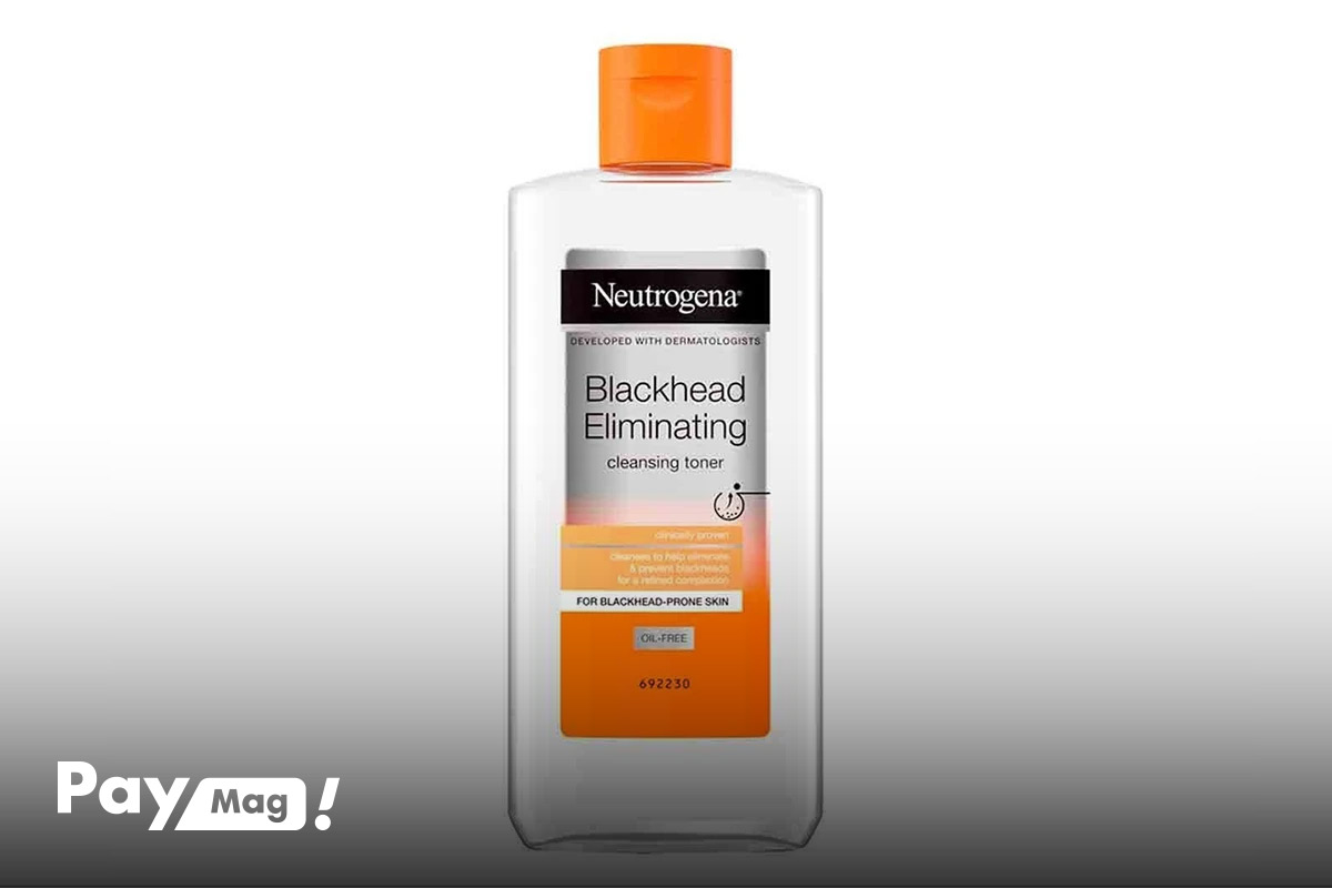 تونر پاک کننده صورت نوتروژینا Neutrogena مدل Blackhead Eliminating