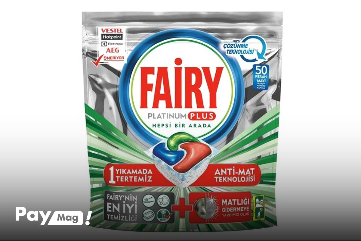قرص ماشین ظرفشویی فیری Fairy مدل پلاتینیوم پلاس Platinum Plus