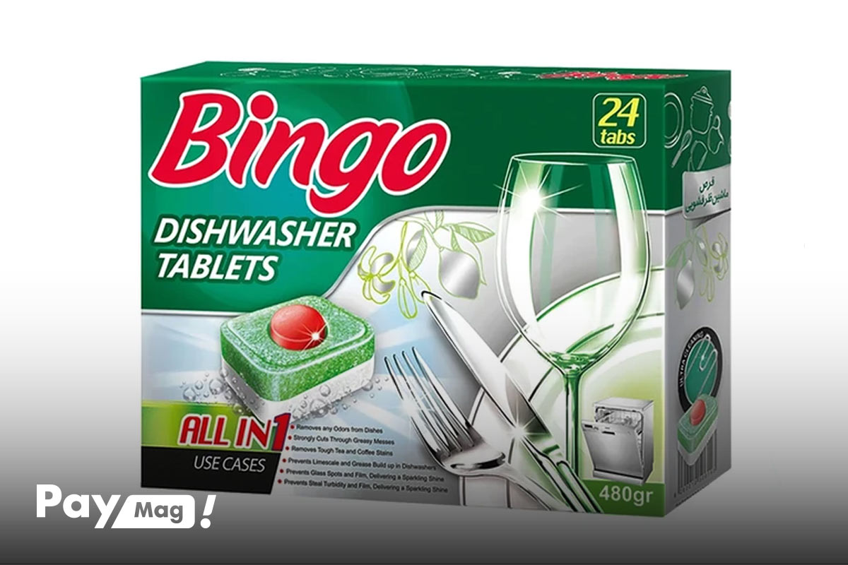 قرص ماشین ظرفشویی بینگو Bingo مدل آل این وان All In One