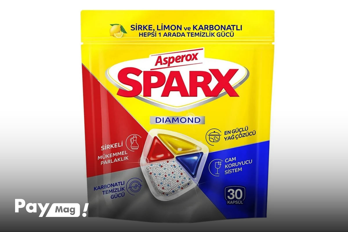 قرص ماشین ظرفشویی اسپروکس Asperox مدل اسپارکس دیاموند Sparx Diamond