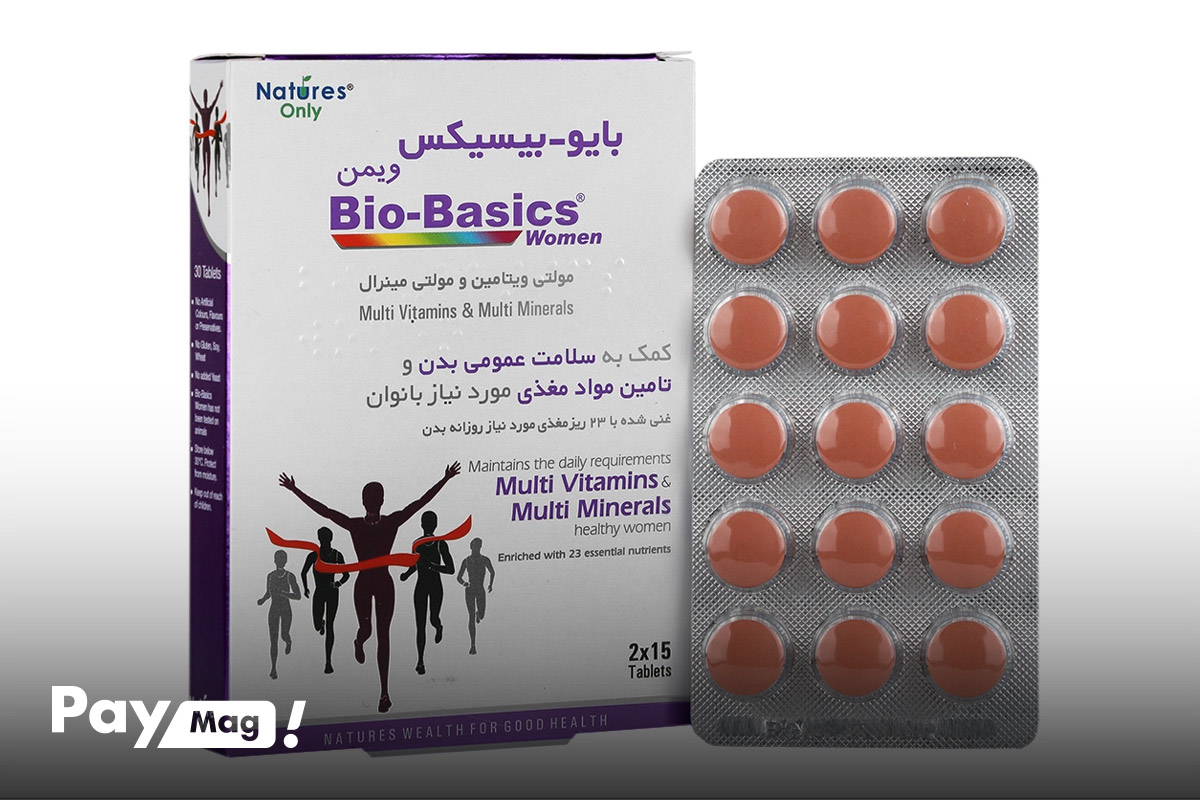 قرص مولتی ویتامین بایو بیسیک نیچر اونلی Natures Only