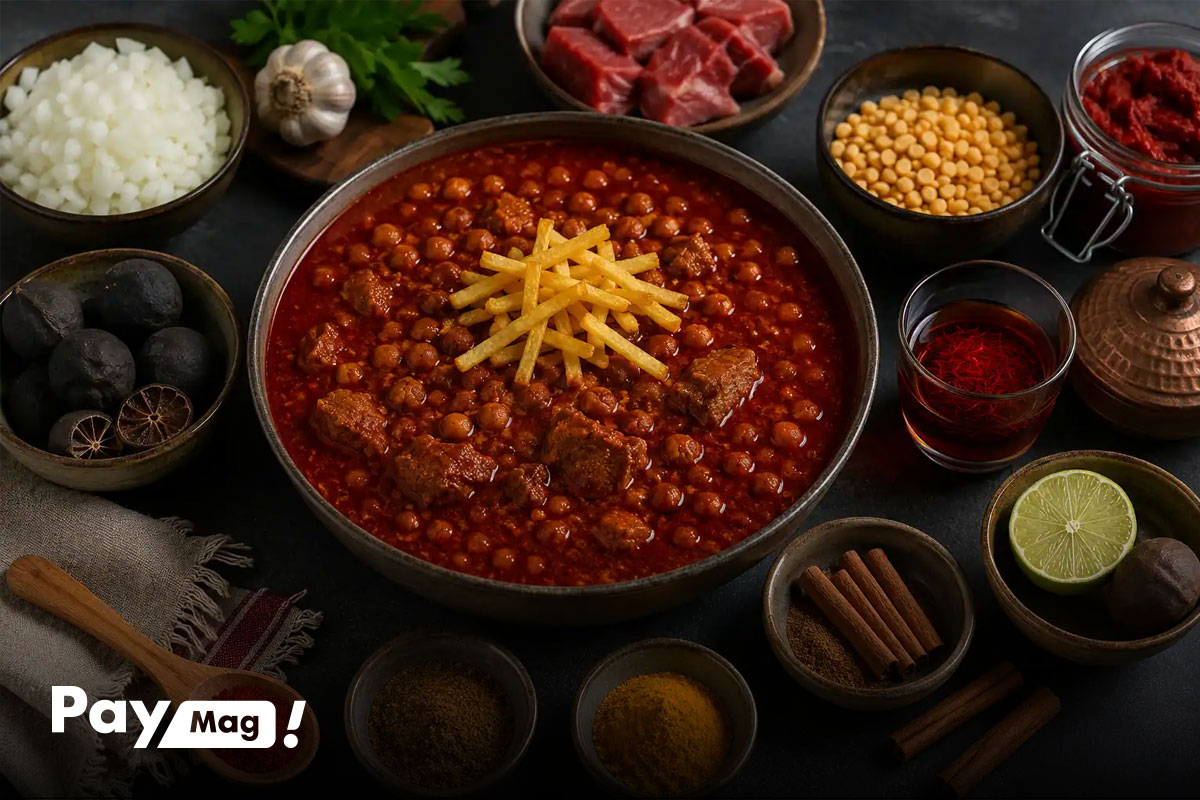 مراحل تهیه خورشت قیمه