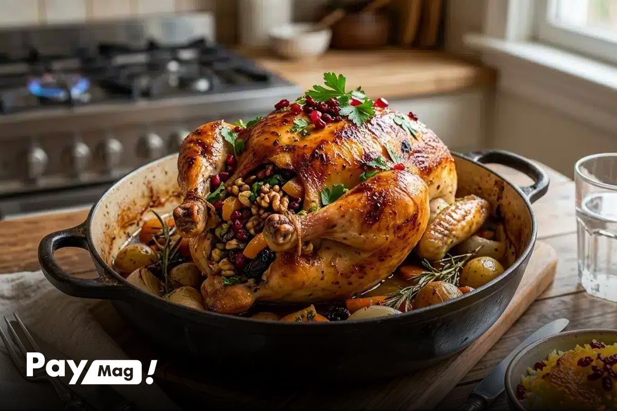 طرز پخت انواع غذا با مرغ