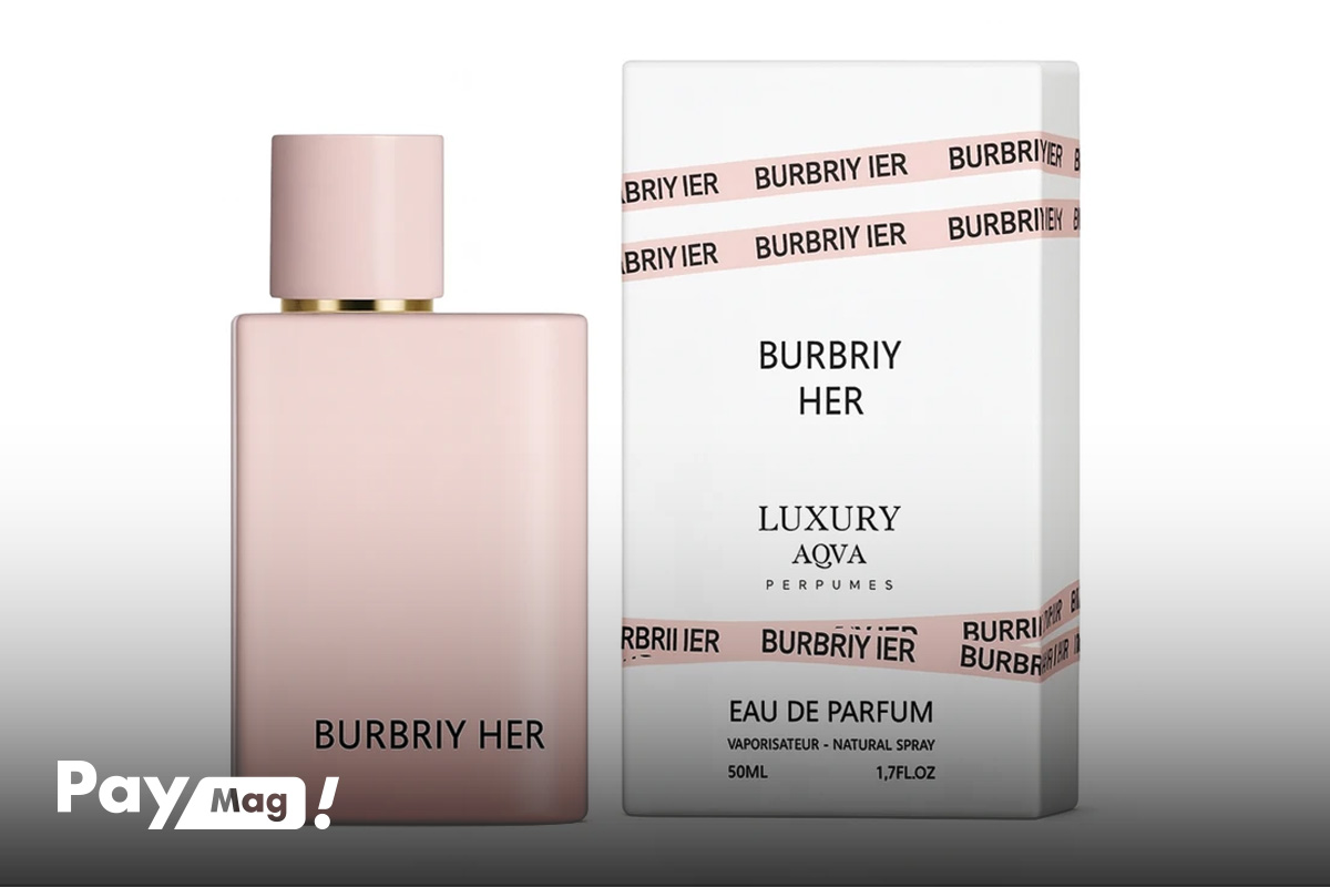 ادوپرفیوم زنانه لاکچری آکوا Luxury Aqva مدل BURBBRIY HER