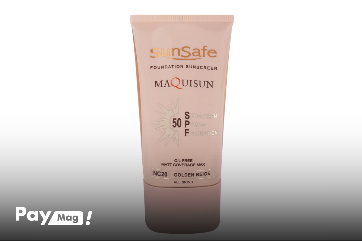 کرم ضد آفتاب SPF50 رنگی سان سیف SunSafe مدل NC20