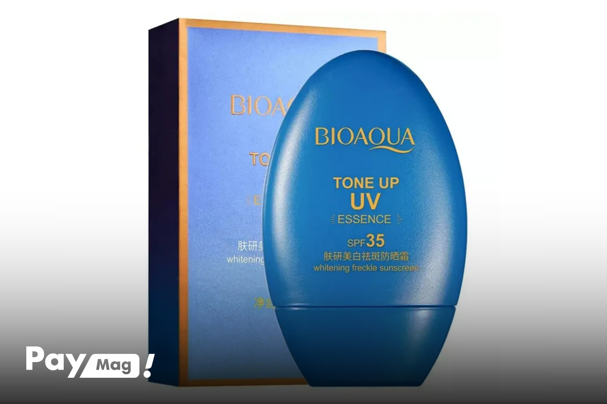 کرم ضد آفتاب SPF35 بی رنگ بیوآکوا Bioaqua مدل Tone